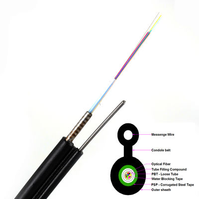 48 υπαίθριο καλώδιο οπτικών ινών πυρήνων GYTC8S για την επικοινωνία