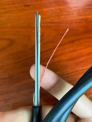 ASU80 ενιαίο Losse καλώδιο οπτικών ινών σωλήνων αυτοφερόμενο