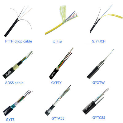 Μόνο εναέριο σχήμα 8 προσαραγμένο καλώδιο χαλύβδινο σύρμα GYFTC8Y υποστήριξης