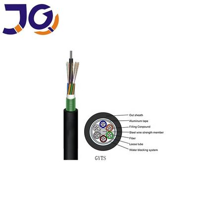 Ενιαίος τρόπος 48 σωληνώσεων καλώδιο οπτικών ινών πυρήνων GYTS
