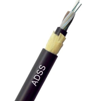 Αυτοφερόμενο 96 καλώδιο οπτικών ινών πυρήνων ADSS με το σακάκι PE