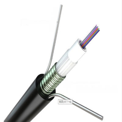 Θωρακισμένο σακάκι PE καλωδίων Gyxtw ταινιών χάλυβα σωλήνων Uniloose