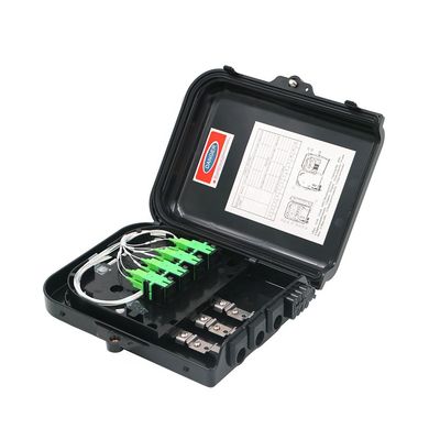 FDB 8 τελικό κιβώτιο IP65 θραυστών PLC κιβωτίων διανομής οπτικών ινών PC ABS λιμένων