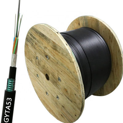θωρακισμένο καλώδιο GYTA53 οπτικής ίνας 84 96 144 πυρήνων