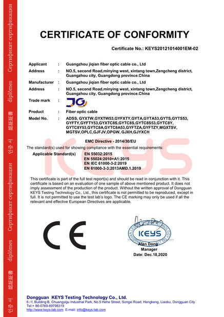 Guangzhou Jiqian Fiber Optic Cable Co., Ltd.